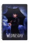 Lluvia Libreta Espiral Efecto 3D A5 Wednesday