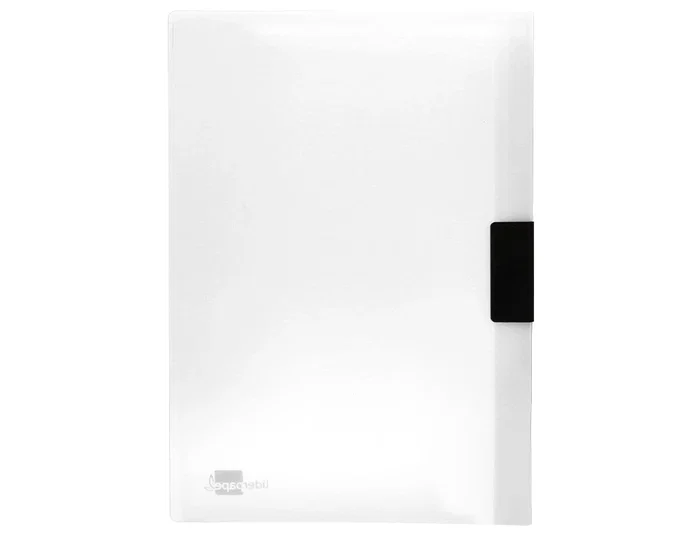 Liderpapel Carpeta Dossier con Pinza Lateral Transparente DIN A4 Liderpapel Carpeta Dossier con Pinza Lateral Transparente DIN A4