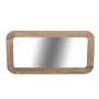 DKD Home Decor Espejo de Teca Reciclada 2050x1050x110 mm Natural