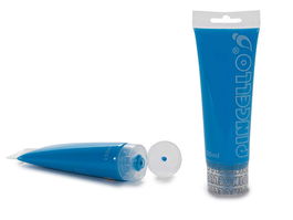 Pincello Tubo Pintura Acrílica 120ml Azul Claro 6x4x16.5 cm (Set de 24)