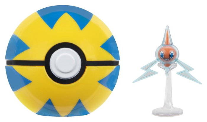 Jazwares Pokémon Clip 'n' Go Figura de Acción Wave 21 Rotom & Veloz Ball Jazwares Pokémon Clip 'n' Go Figura de Acción Wave 21 Rotom & Veloz Ball