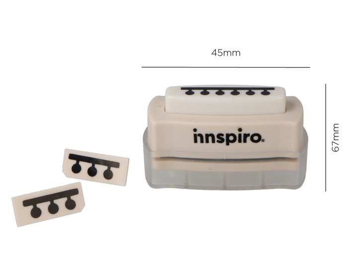 Innspiro Cartucho para Troqueladora de Bordes Intercambiables 10x43mm