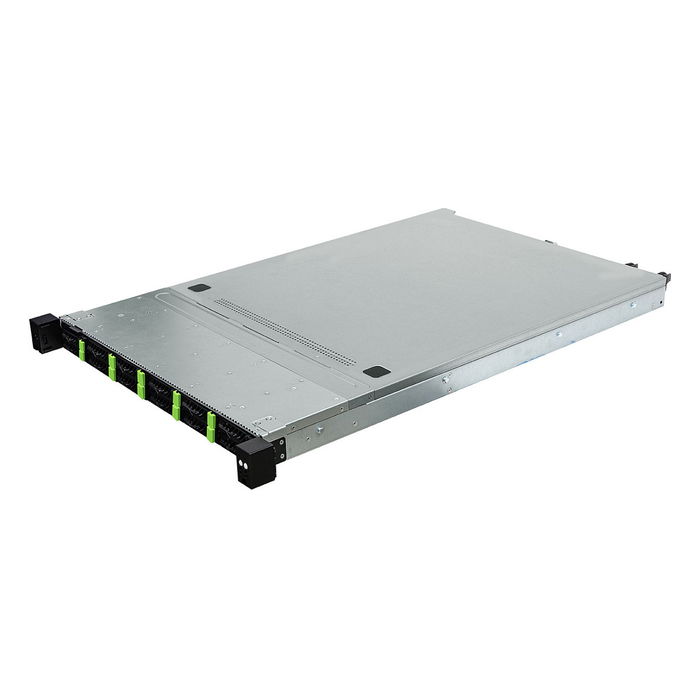 ASRock 1U12E-GENOA/2L2T Barebone 1U Chasis Rack SP5 Socket AMD EPYC 9004, 24x DDR5, 14x Bahías Hot-Swap, 2x PCIe x16 Gen5, 2x Fuente 1000W Platinum