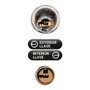 Micel Cerrojo CRR11 Sobreponer - Placa 86 mm, Cilindro 50 mm, Níquel, Acero, Reversible, 5 Llaves, Incluye Cadenilla y Protector