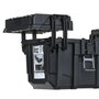 Keter- caja de herramientas con ruedas carro horizontal, 64,6 x 37,3 x 41 cm, negro