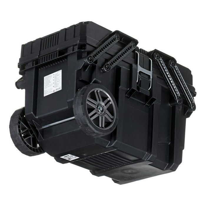 Keter- caja de herramientas con ruedas carro horizontal, 64,6 x 37,3 x 41 cm, negro