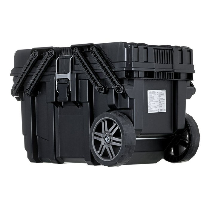Keter- caja de herramientas con ruedas carro horizontal, 64,6 x 37,3 x 41 cm, negro