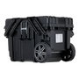 Keter- caja de herramientas con ruedas carro horizontal, 64,6 x 37,3 x 41 cm, negro