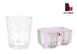 Arcoglass Set de 4 Vasos Silex Sirkel 360cc