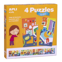APLI Puzle Educativo Apli Kids XXL La Casa c/4