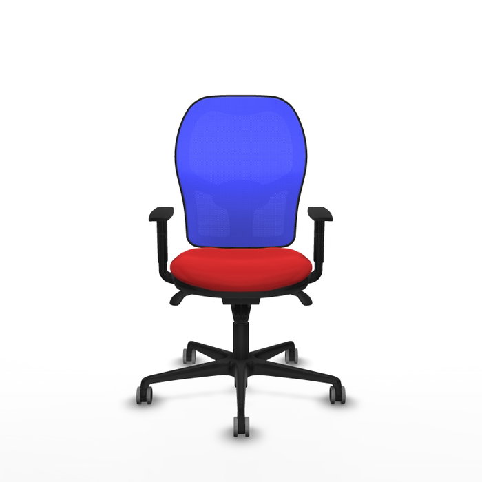 PIQUERAS Y CRESPO Silla de oficina Jorquera Rojo/Azul