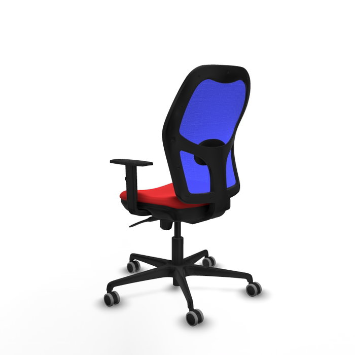 PIQUERAS Y CRESPO Silla de oficina Jorquera Rojo/Azul