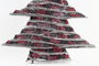 DKD Home Decor Árbol de Navidad Natural Rojo Ratán LED 46 x 14 x 60 cm