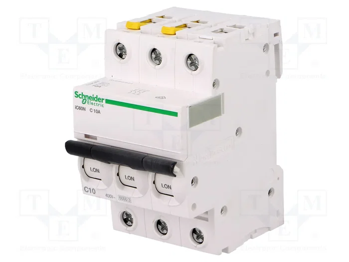 SCHNEIDER ELECTRIC iC60N ACTI9 10A 3P Característica C SCHNEIDER ELECTRIC iC60N ACTI9 10A 3P Característica C