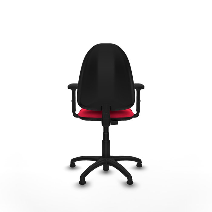 PIQUERAS Y CRESPO Silla de oficina Aýna Roja con Brazos 2D