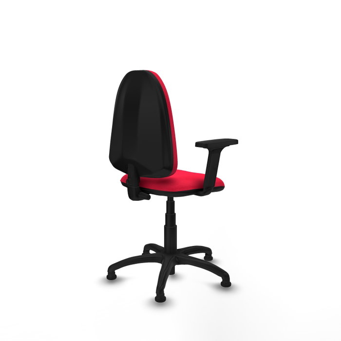 PIQUERAS Y CRESPO Silla de oficina Aýna Roja con Brazos 2D