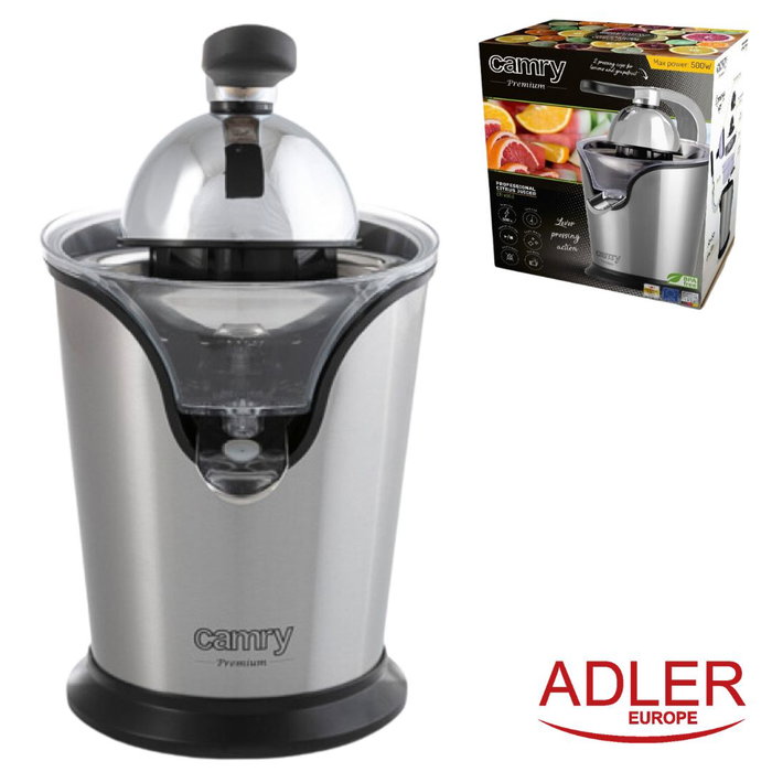 Camry Exprimidor de Cítricos de Palanca 500W Inox Camry Exprimidor de Cítricos de Palanca 500W Inox