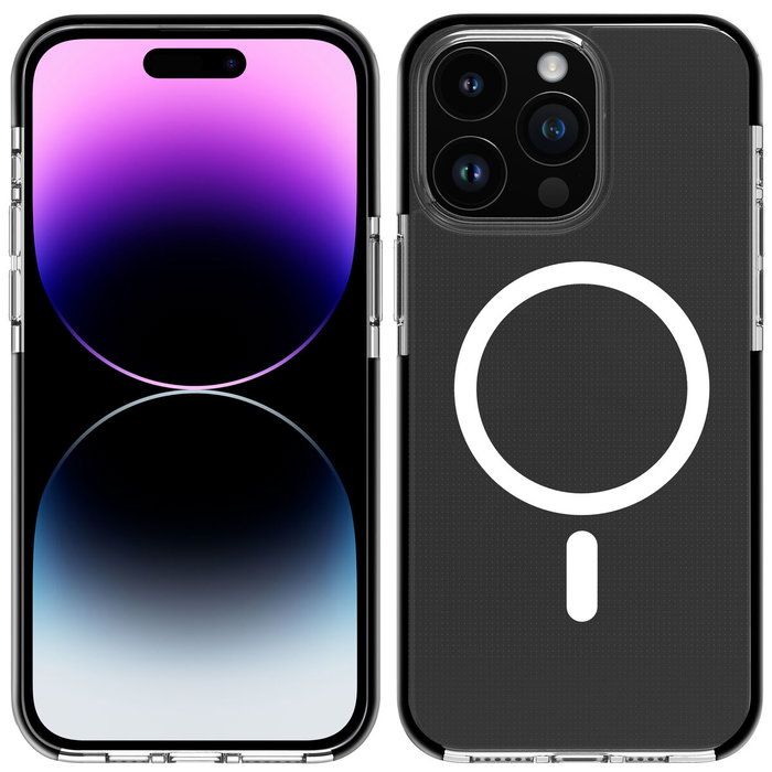 Funda para Móvil Muvit for Change iPhone 15 Pro Max Clear Magnética