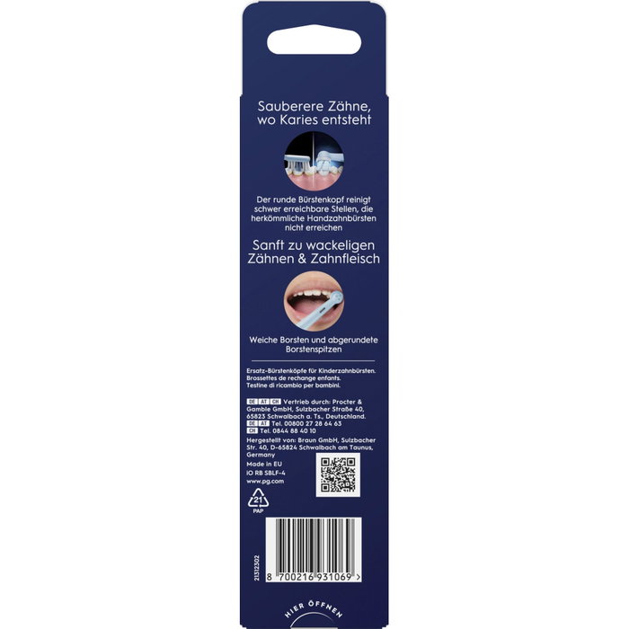 Oral-B iO Kids Stitch Cabezales de Repuesto 4 Unidades