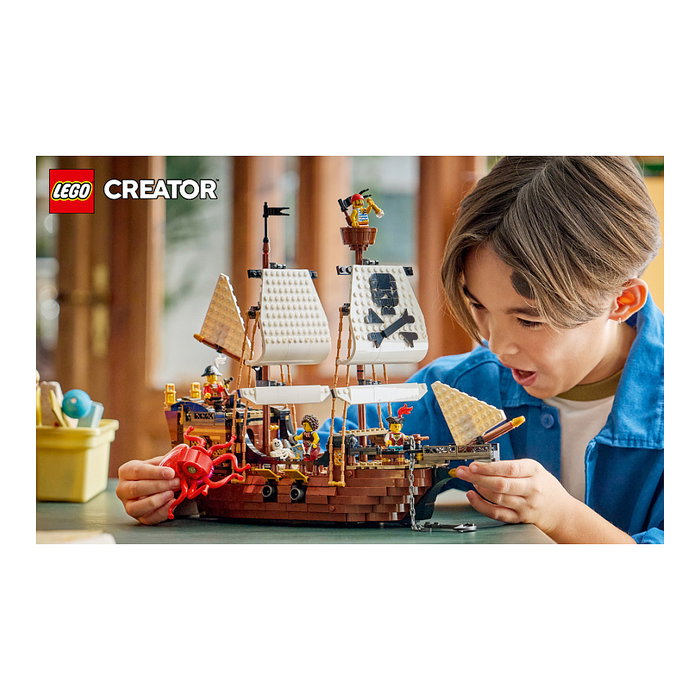 LEGO Creator 3 en 1 Barco Pirata Mítico 31387 LEGO Creator 3 en 1 Barco Pirata Mítico 31387