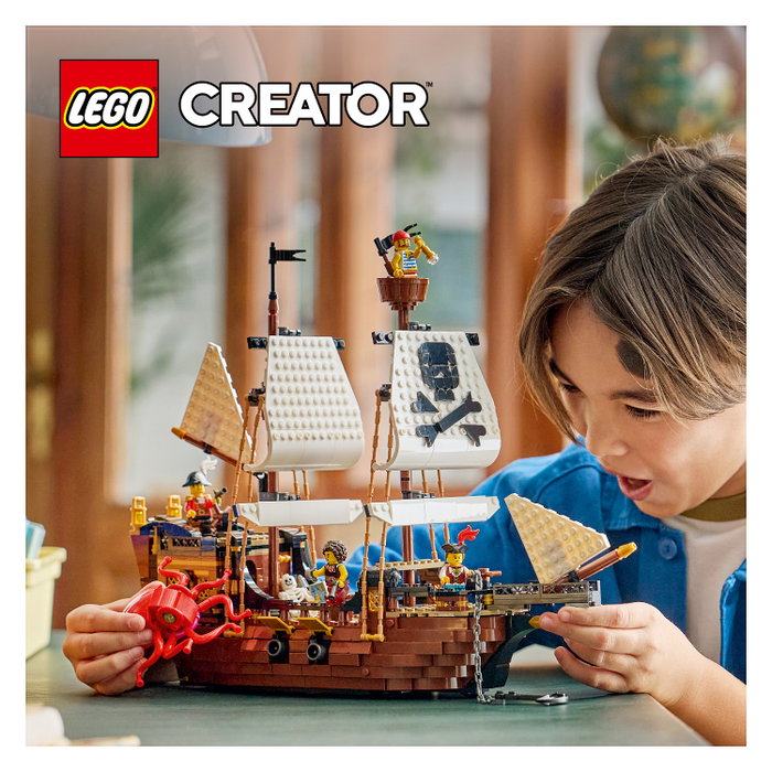 LEGO Creator 3 en 1 Barco Pirata Mítico 31387 LEGO Creator 3 en 1 Barco Pirata Mítico 31387