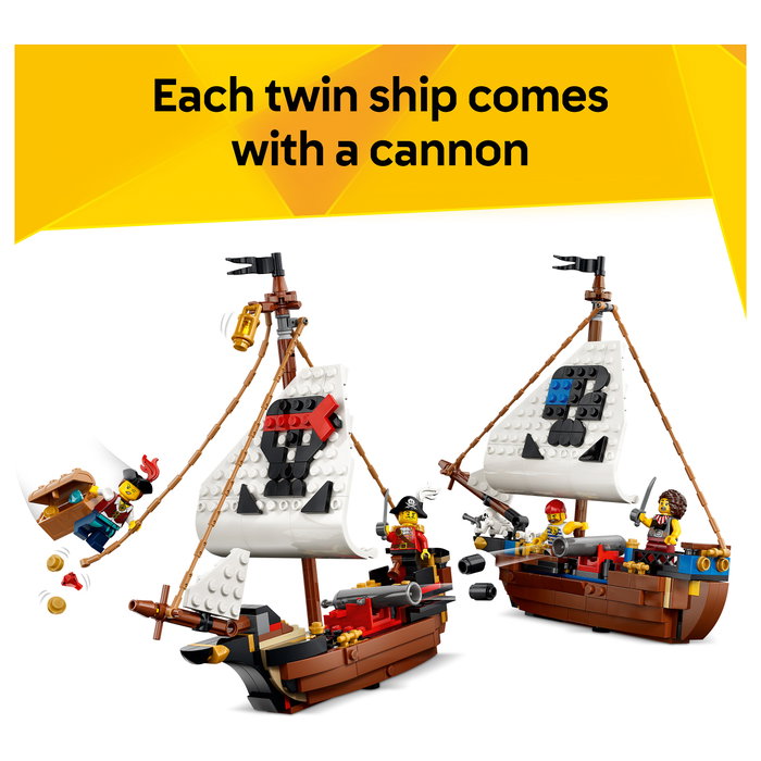 LEGO Creator 3 en 1 Barco Pirata Mítico 31387 LEGO Creator 3 en 1 Barco Pirata Mítico 31387