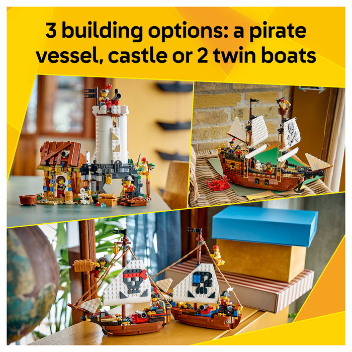 LEGO Creator 3 en 1 Barco Pirata Mítico 31387 LEGO Creator 3 en 1 Barco Pirata Mítico 31387