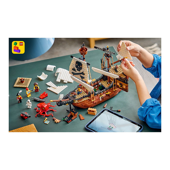 LEGO Creator 3 en 1 Barco Pirata Mítico 31387 LEGO Creator 3 en 1 Barco Pirata Mítico 31387