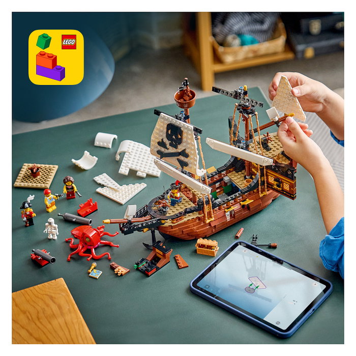 LEGO Creator 3 en 1 Barco Pirata Mítico 31387 LEGO Creator 3 en 1 Barco Pirata Mítico 31387