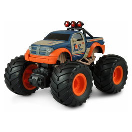 AMEWI RC Monstertruck Big Buster 1:18 RTR, Buggy Eléctrico, Escala 1:18, Color Naranja/Azul, para 6+ Años, Ref. 22483