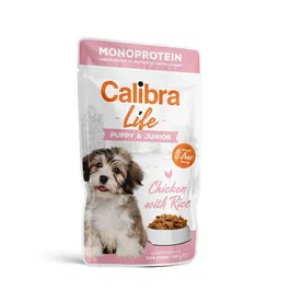 Calibra Life Pouch Puppy&Junior Pollo 10x150 gr Alimento Húmedo para Perros Cachorros