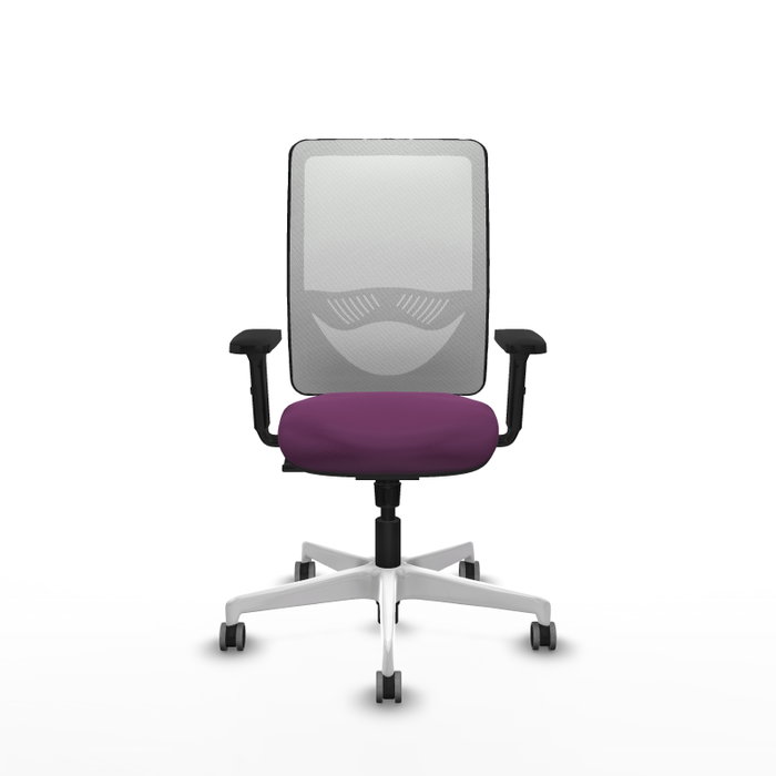 PIQUERAS Y CRESPO Silla de oficina Zulema con mecanismo Sincro, Morado y Blanco PIQUERAS Y CRESPO Silla de oficina Zulema con mecanismo Sincro, Morado y Blanco