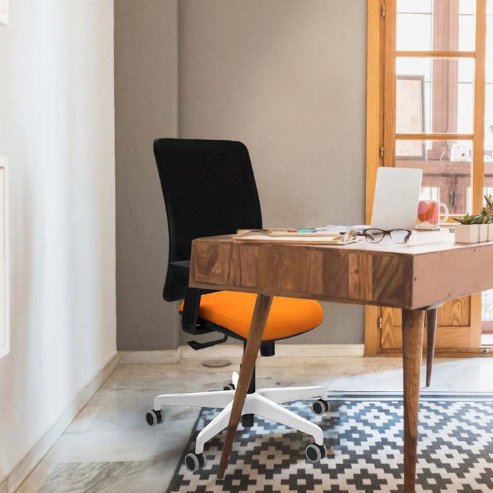 PIQUERAS Y CRESPO Silla de oficina Zulema con mecanismo Sincro, Morado y Blanco PIQUERAS Y CRESPO Silla de oficina Zulema con mecanismo Sincro, Morado y Blanco
