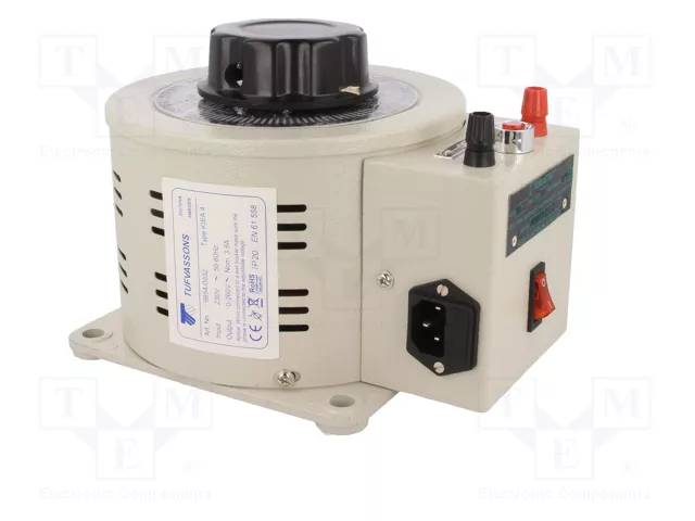 BREVE TUFVASSONS Autotransformador regulable 230VAC 0÷260V 3,8A