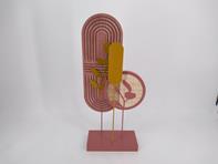 DKD Home Decor Decoración MDF Rosa 20x10x50 cm