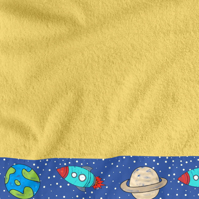Juego de Toallas HappyFriday Mr Fox Space Rocket Mostaza 2 Piezas Juego de Toallas HappyFriday Mr Fox Space Rocket Mostaza 2 Piezas