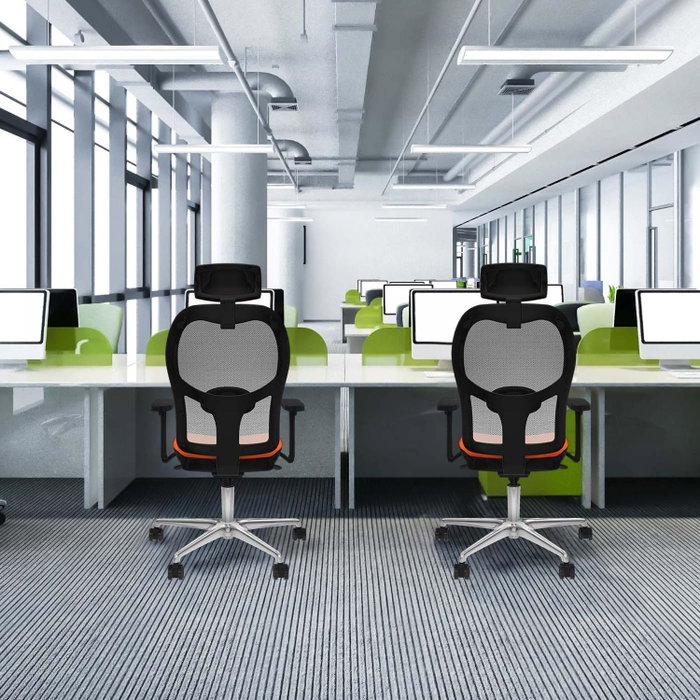 PIQUERAS Y CRESPO Silla de oficina Jorquera Rosa y Gris PIQUERAS Y CRESPO Silla de oficina Jorquera Rosa y Gris