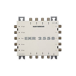 Kathrein EXR 2558: Matriz de Conmutación Pasiva de 5 Entradas y 8 Salidas, 47-862 MHz, Gris