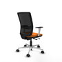 PIQUERAS Y CRESPO Silla de oficina Haches con mecanismo Sincro/Traslack, Naranja y Negro