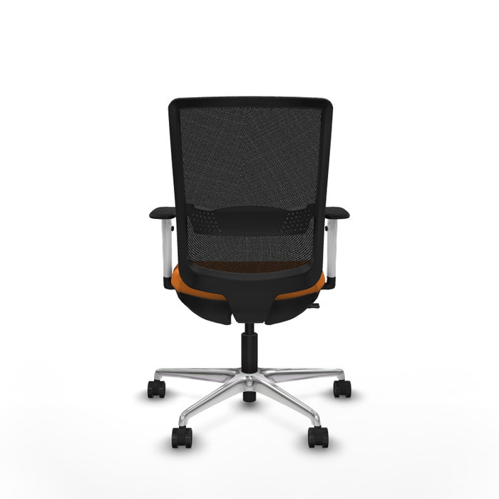 PIQUERAS Y CRESPO Silla de oficina Haches con mecanismo Sincro/Traslack, Naranja y Negro PIQUERAS Y CRESPO Silla de oficina Haches con mecanismo Sincro/Traslack, Naranja y Negro