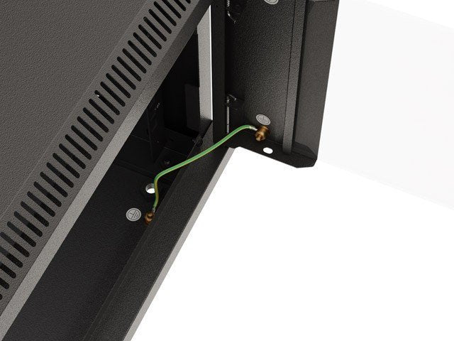 Lanberg Armario Rack 19 Pulgadas 4U Negro Puerta Cristal