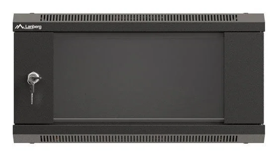 Lanberg Armario Rack 19 Pulgadas 4U Negro Puerta Cristal