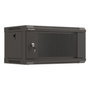 Lanberg Armario Rack 19 Pulgadas 4U Negro Puerta Cristal