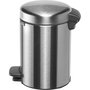 Brabantia Newicon Cubo de Basura con Pedal 3,0 L Acero Mate