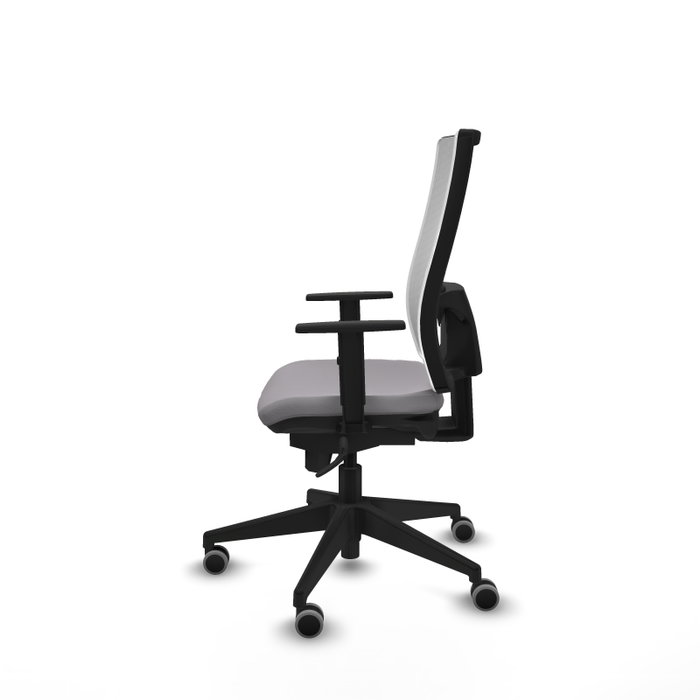 PIQUERAS Y CRESPO Silla de oficina Horna, Mecanismo Sincro, Gris y Blanco