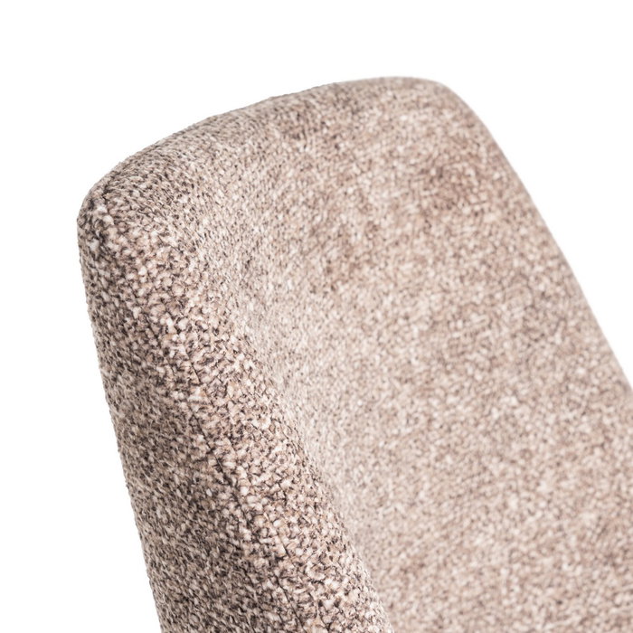 Ixia Silla Jaspeado Taupe Tejido-Metal