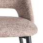 Ixia Silla Jaspeado Taupe Tejido-Metal