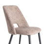 Ixia Silla Jaspeado Taupe Tejido-Metal