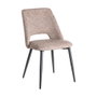 Ixia Silla Jaspeado Taupe Tejido-Metal