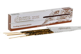 DKD Home Decor Incienso Varilla Sandalo Botanic 2024 Basicos Marron Set de 8 Piezas 5 x 2 x 23.5 cm